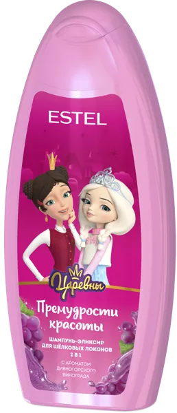 Изображение Шампунь для волос детский Эстель царевны премудрости красоты 2в1 Юникосметик п/у, 350 мл