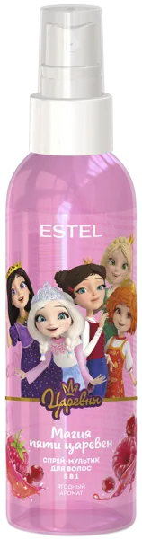Изображение Спрей для волос детский Эстель царевны магия пяти царевен 5в1 Юникосметик п/у, 150 мл