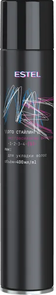 Изображение Лак для волос фикс №5 Эстель ми экстрасильная Фиксация Юникосметик ж/б, 400 мл