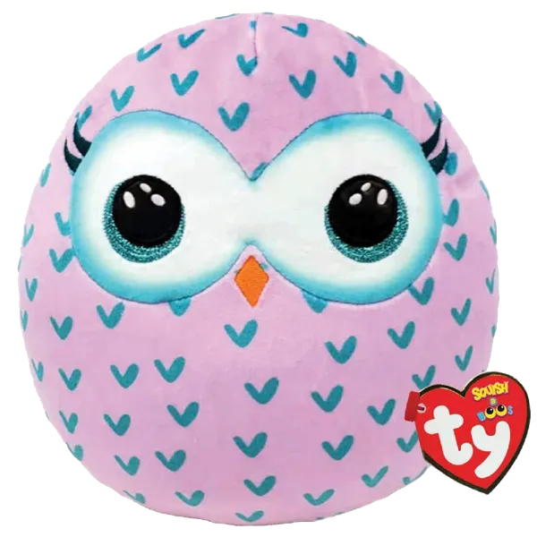 Изображение Мягкая игрушка 25 см ТУ сова моргуша ТУ Инкорпорейшен , 1 шт