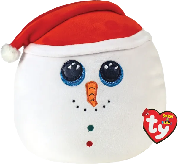 Изображение Мягкая игрушка 25 см ТУ снеговик флури ТУ Инкорпорейшен , 1 шт