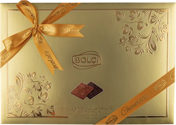 Изображение Конфеты шоколадные Болчи мадлен голд ассорти Болчи Чиколата кор, 312 г