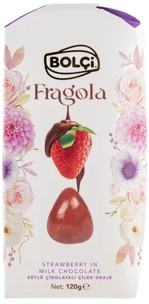 Изображение Конфеты в молочном шоколаде Болчи клубника Болчи Чиколата кор, 120 г