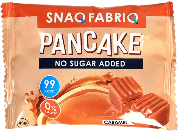 Изображение Панкейк без сахара Снэк фабрик вареная сгущенка Фитнес Фуд м/у, 45 г