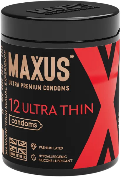 Изображение Презервативы с кейсом Максус сенсетив тонкие икс идишн ФармЛайн ж/б, 12 шт