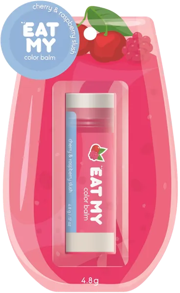Изображение Бальзам для губ оттеночный Ит май балм вишнево-малинов слаш 4,8г Куб Бьюти п/у, 1 шт