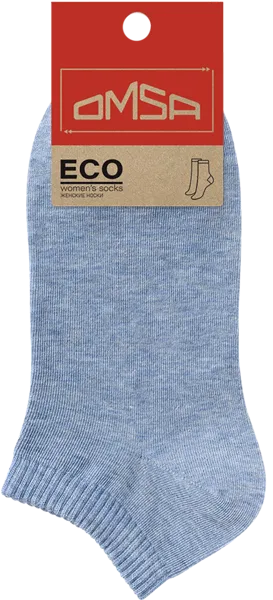 Изображение Носки женские размер 35-38 Омса эко 255 с люрексом джинс Омса к/у, 1 пара