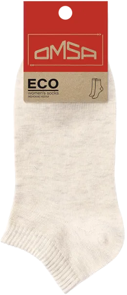 Изображение Носки женские размер 39-41 Омса эко 255 с люрексом айвори Омса к/у, 1 пара