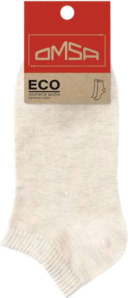 Изображение Носки женские размер 35-38 Омса эко 255 с люрексом айвори Омса к/у, 1 пара