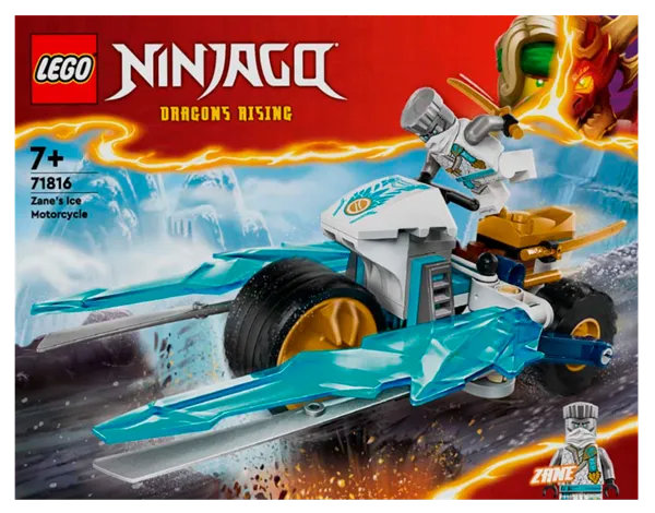 Изображение Конструктор с 7 лет 71816 Лего ниндзяго ледяной мотоцикл зейна Лего к/у, 1 шт