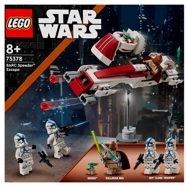 Изображение Конструктор с 8 лет 75378 Лего звездные войны побег на барц спидере Лего к/у, 1 шт