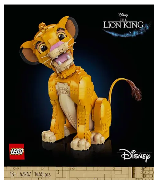 Изображение Конструктор с 18 лет 43247 Лего дисней молодой симба Лего к/у, 1 шт