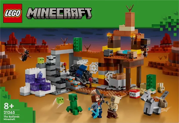 Изображение Конструктор с 8 лет 21263 Лего майнкрафт шахта в пустоши Лего к/у, 1 шт