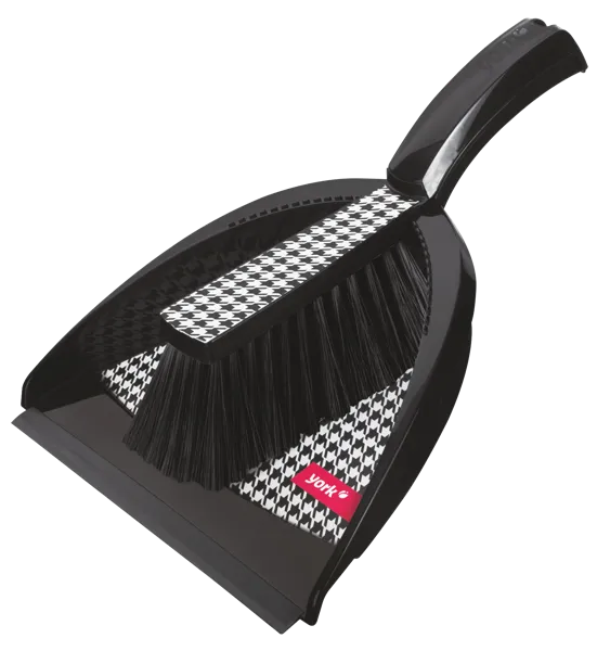 Изображение Набор совок+щетка черный Йорк пепита Йорк , 1 шт