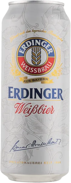 Изображение Пиво светлое Эль 5,3% н/ф Эрдингер вайзен Эрдингер ж/б, 0,5 л