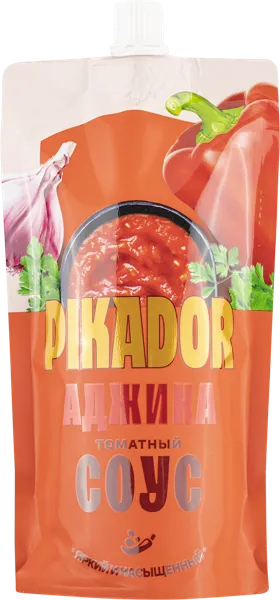 Изображение Соус томатный Пикадор аджика Петропродукт м/у, 200 г