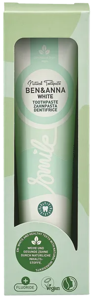 Изображение Зубная паста отбеливающая Бен энд анна уайт Джиэм Нейче к/у, 75 мл