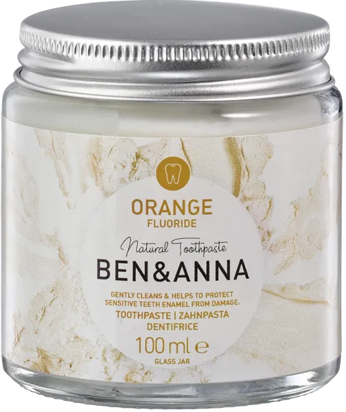 Изображение Зубная паста от кариеса Бен энд анна апельсин с фтором Джиэм Нейче к/у, 100 мл