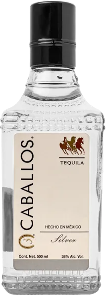 Изображение Текила Лос Кабальос сильвер 3 Кабальос с/б, 0,5 л