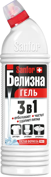 Изображение Средство для унитаза Санфор белизна 3в1 Ступинский Химический Завод п/у, 700 мл