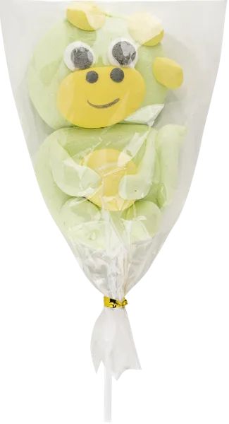 Изображение Маршмеллоу на палочке на палочке Кэндиверс зверюшки со вкусом клубника Воронин м/у, 35 г