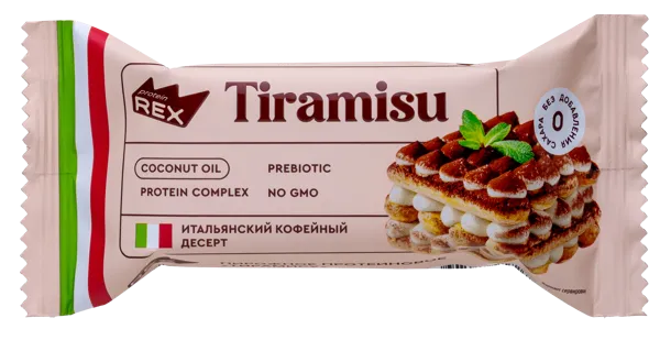 Изображение Пирожное протеиновое Протеин Рекс тирамису Роял Кейк м/у, 40 г
