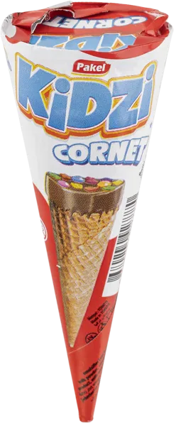Изображение Вафельный рожок в шоколаде Кидзи с ореховым кремом Пакель м/у, 25 г