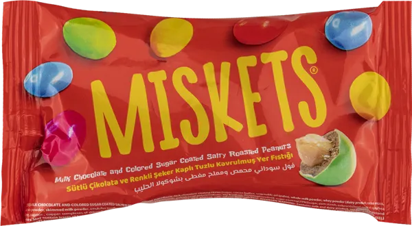 Изображение Драже в глазури Мискетс арахис соленый Пакель м/у, 20 г