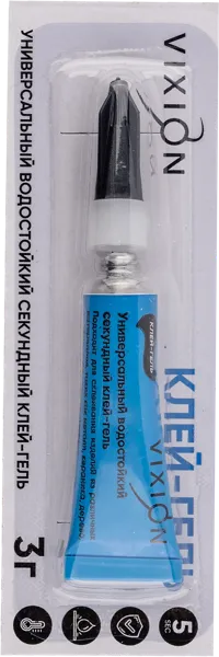 Изображение Клей универсальный Виксион супер-гель Цзянси Дэюн Индастри к/у, 3 г