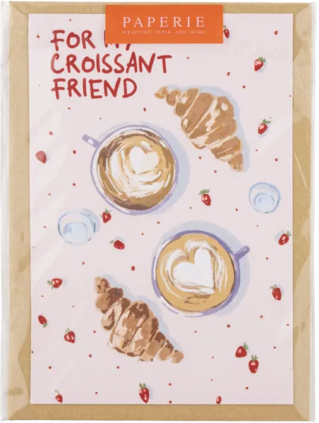 Изображение Открытка поздравительная Папери круассан фрэнд АртСервис-Дизайн м/у, 1 шт