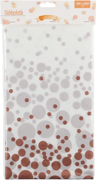 Изображение Скатерть 130*220см белая Купман золотые конфетти Купман Интернэшнл м/у, 1 шт