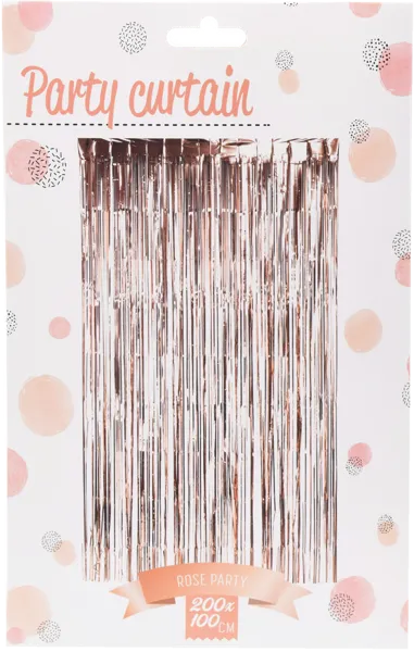 Изображение Штора 200*100см для фотозоны Купман дождик золотая Купман Интернэшнл м/у, 1 шт