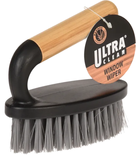 Изображение Щетка 14см для уборки Купман черная с ручкой из бамбук Купман Интернэшнл , 1 шт