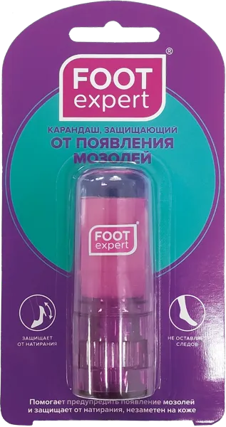 Изображение Карандаш от мозолей Фут эксперт защищающий 8 мл ФармЛайн к/у, 1 шт