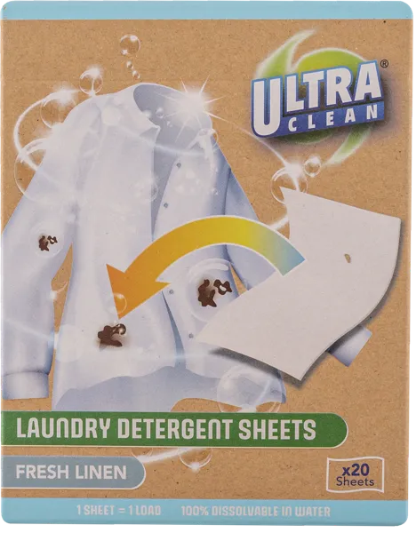 Изображение Салфетки для стирки от пятен Ультра клин белое белье Купман Интернэшнл к/у, 20 шт