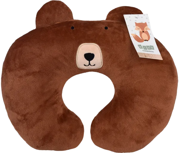 Изображение Подушка дорожная 30 см Купман кот лиса медведь Купман Интернэшнл , 1 шт