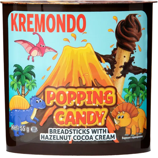 Изображение Паста шоколадная Кремондо карамель с печеньем Ялмаз Пазарлама п/б, 55 г