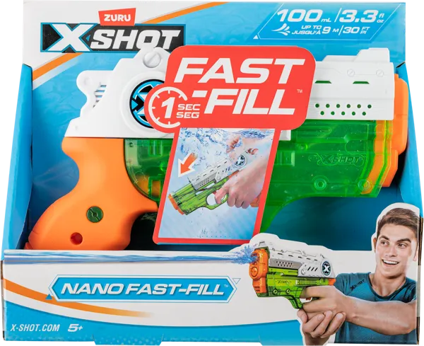 Изображение Водное оружие Икс шот бластер фаст-филл нано Зуру к/у, 1 шт