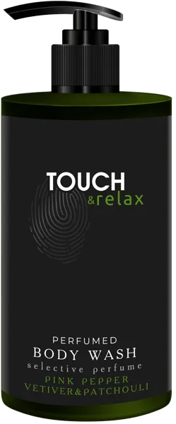 Изображение Гель для душа парфюм Тач энд релакс роз перец ветивер пачули Вимарт ООО п/у, 450 мл