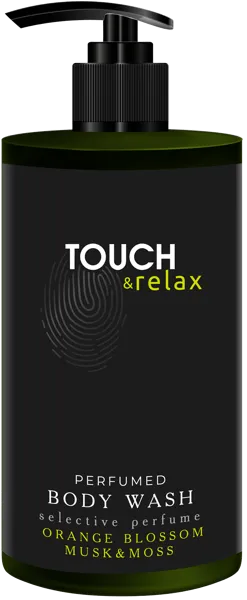 Изображение Гель для душа парфюм Тач энд релакс флердоранж мускус мох Вимарт ООО п/у, 450 мл