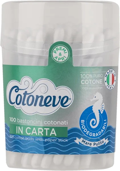 Изображение Ватные палочки 100% хлопок Котонев БИО Сисма п/у, 100 шт