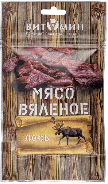 Изображение Мясо вяленое Деликатес дичь лось Деликатес дичь м/у, 50 г