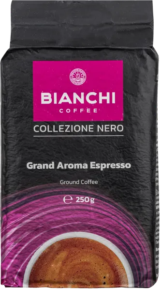 Изображение Кофе молотый Бианчи 80% арабика 20% робуста Бианчи Кофе м/у, 250 г