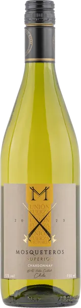 Изображение Вино белое сухое стиль №1 Шардоне Центральная Долина Москетерос Супериор 2023 Москетерос с/б, 0,75 л