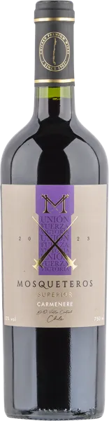 Изображение Вино красное сухое стиль №4 Карменер Центральная долина Москетерос Супериор 2022 Москетерос с/б, 0,75 л