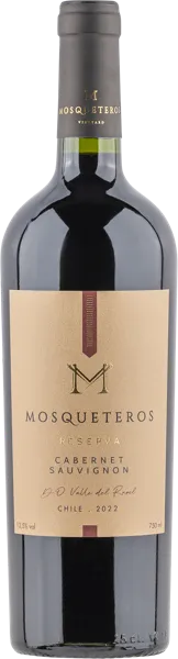 Изображение Вино красное сухое стиль №3 Каберне Совиньон Центр Долина Москетерос Ресерва 2022 Москетерос с/б, 0,75 л