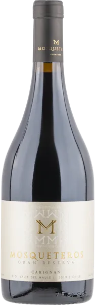 Изображение Вино красное сухое стиль №3 Кариньян Центральная Долина Москетерос Гран Ресерва 2 Москетерос с/б, 0,75 л