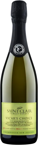 Изображение Вино игристое белое брют Сент Клер Совиньон Блан Баблс Сент Клер с/б, 0,75 л