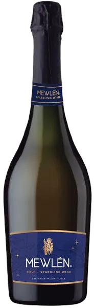 Изображение Вино игристое белое брют Мевлен совиньон блан купаж Аромо с/б, 0,75 л