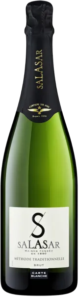 Изображение Вино игристое белое брют Салазар Карт Бланш бланкет де лиму Салазар с/б, 0,75 л